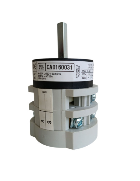 Vemer vb13800 ca0160031pl2 16a changeover switch